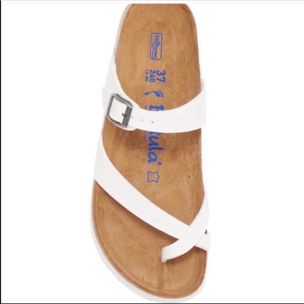 BIRKENSTOCK Mia Slide Sandals WHITE SIZE 37 NEW - Picture 6 of 6